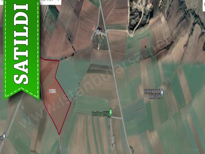 Tekirdağ Marmaraereğli Çeşmeli Mah Satılık Arsa , 185 M2 Yolu Var Hisseli