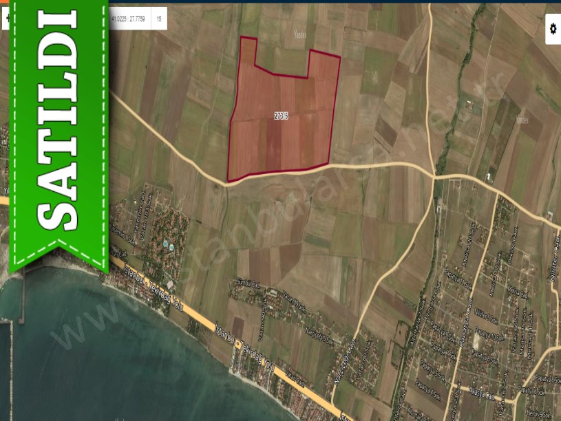 Tekirdağ Marmaraereğli Çeşmeli Mah Satılık Arsa , 649 m2 Denize Yakın Yolu Var