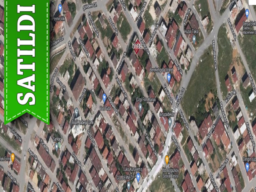 Arnavutköy Boğazköyde Satılık Arsa ,117 M2 Merkezde 4 kat İmarlı
