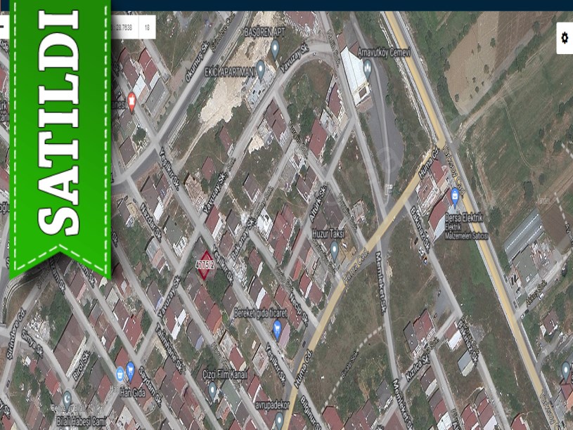 Arnavutköy Boğazköyde Satılık Arsa ,117 M2 Merkezde 4 kat İmarlı