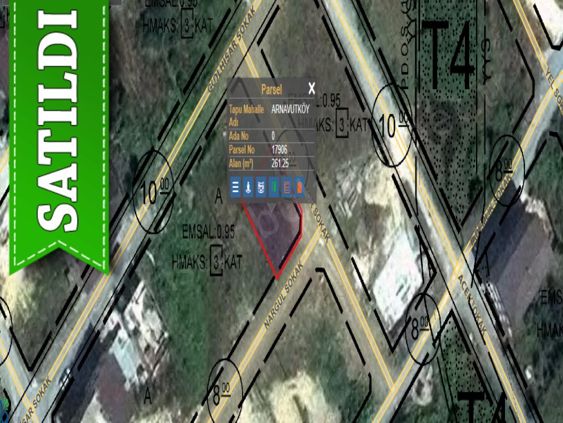 Arnavutköy Yavuzselim Mah Satılık Arsa , 261 M2 Müstakil Konut İmarlı 