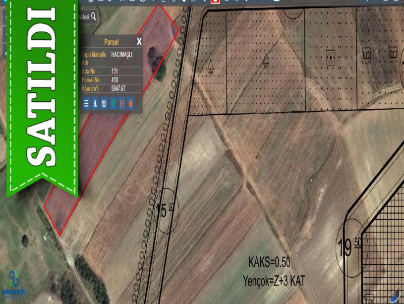 Arnavutköy Hacımaşlıda Satılık Arsa , 1,982 M2 Yolu Var  