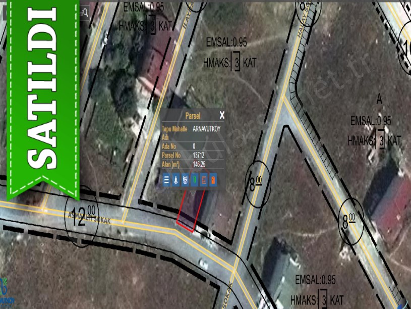 Arnavutköy Çardaktepede Satılık Arsa , 146 M2 Müstakil İmarlı 