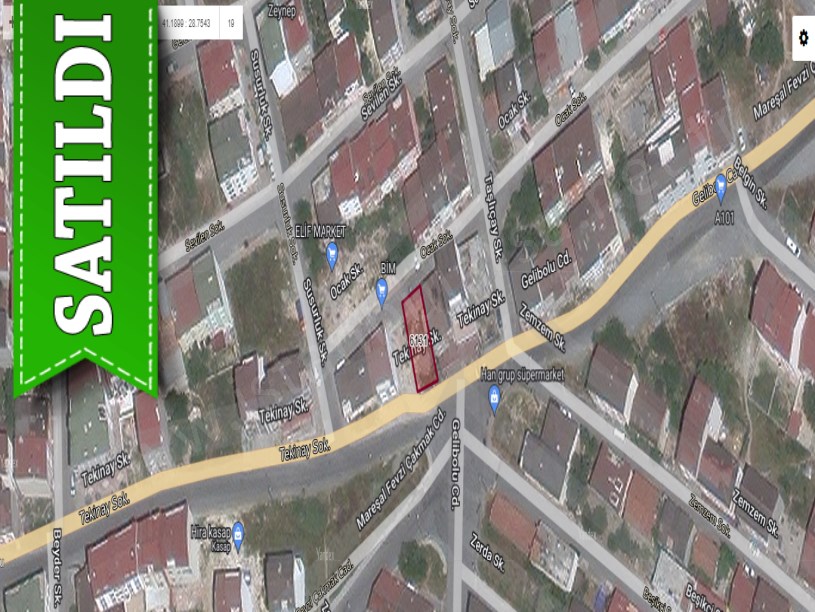 Arnavutköy İslambeyde Satılık Arsa , 156 M2 Müstakil Cadde Cephe