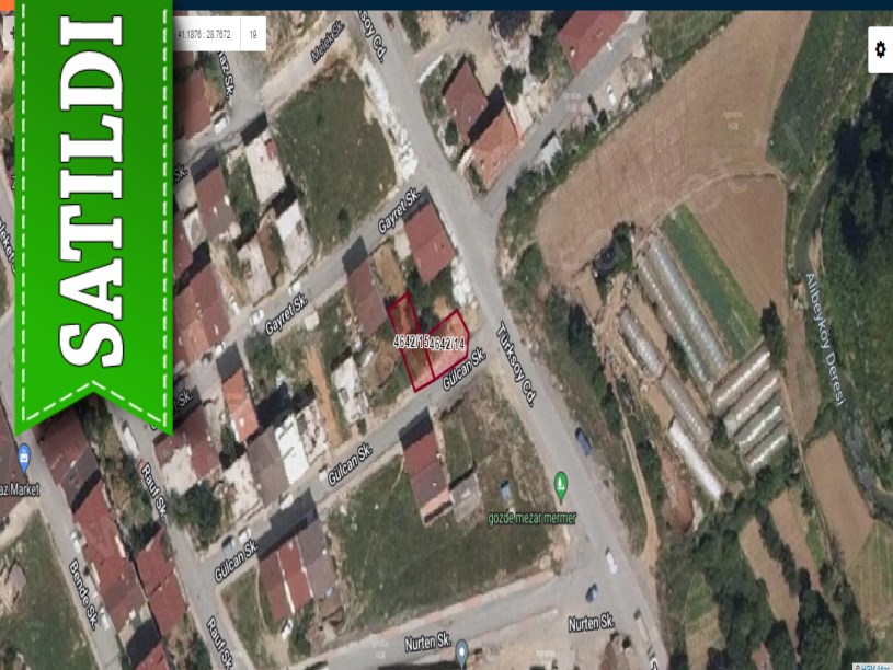 Arnavutköy Boğazköyde Satılık Arsa , 252 M2 Cadde Cephe KöşeBaşı İmarlı