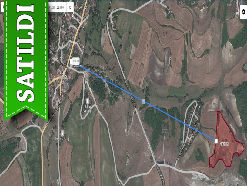 Arnavutköy Baklalıda Satılık Arsa , 224 m2 Yolu Var Evlerin Yakını 