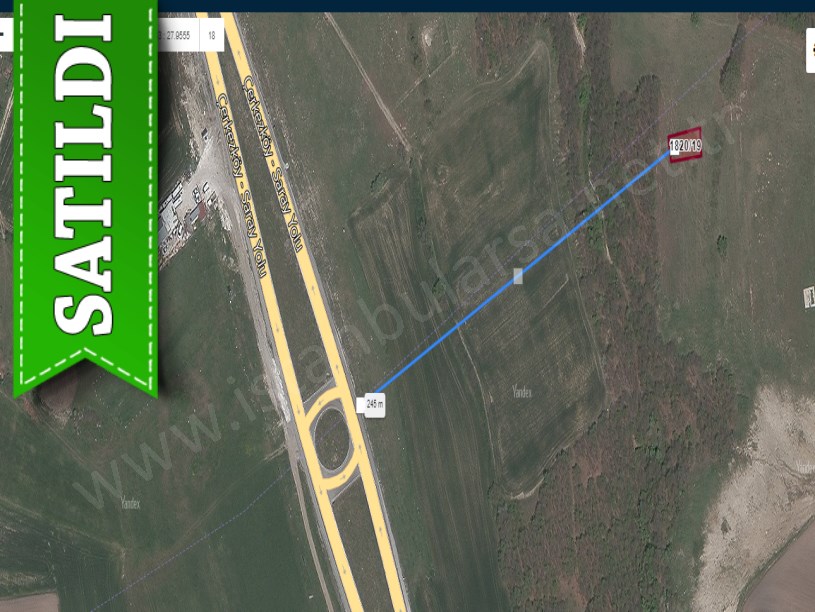 Tekirdağ  Kapaklıda Satılık Arsa , 231 m2 Müstakil Caddeye Yakın 