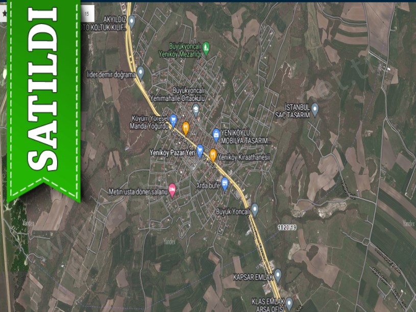 Tekirdağ  Kapaklıda Satılık Arsa , 231 m2 Müstakil Caddeye Yakın 