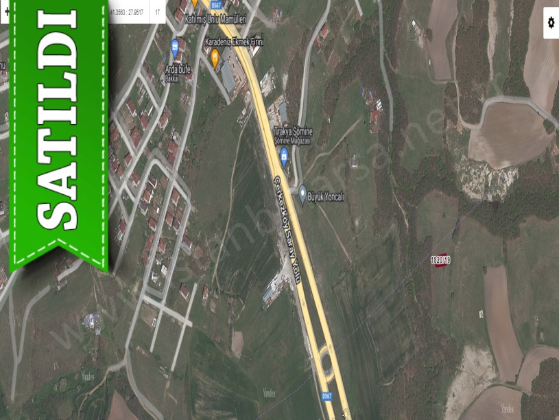Tekirdağ  Kapaklıda Satılık Arsa , 231 m2 Müstakil Caddeye Yakın 
