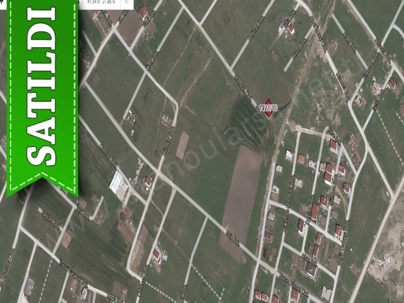 Tekirdağ  Kapaklıda Satılık Arsa , 349 M2 Cadde Cephe Müstakil