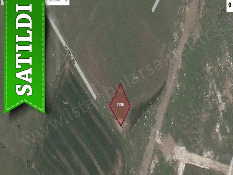 Tekirdağ  Kapaklıda Satılık Arsa , 349 M2 Cadde Cephe Müstakil