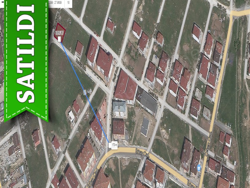Tekirdağ  Kapaklıda Satılık Arsa , 324 M2 KöşeBaşı Müstakil Caddeye Yakın