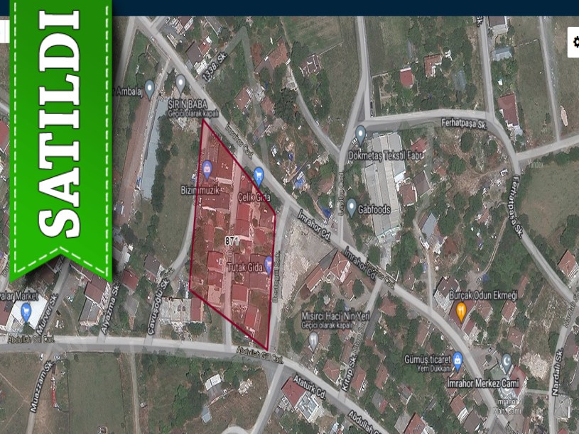 Arnavutköy İmrahorda Satılık Arsa , 256 M2 Cadde Cephe Merkezde