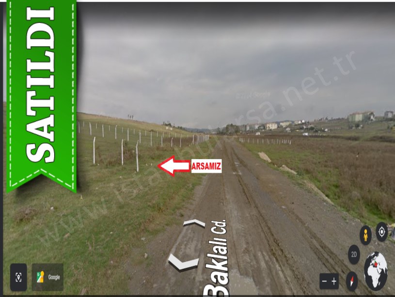 Arnavutköy Haraççı,da Satılık Arsa , 268 M2 Cadde Cephe Hisseli 