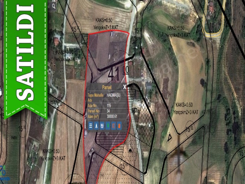 Arnavutköy Hacımaşlıda Satılık Arsa , 300 m2 Cadde Cephe 