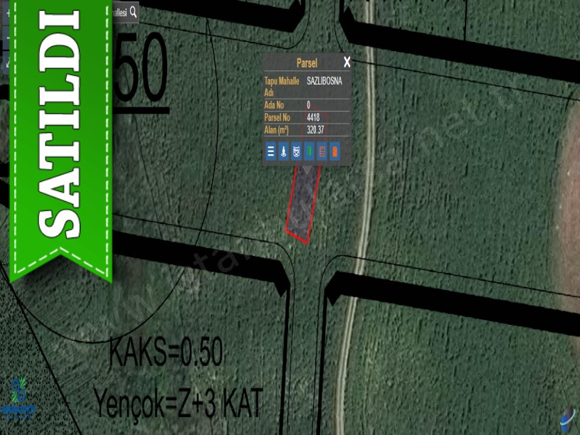 Arnavutköy Sazlıbosnada Satılık Arsa , 320 M2 Müstakil Yolu Var