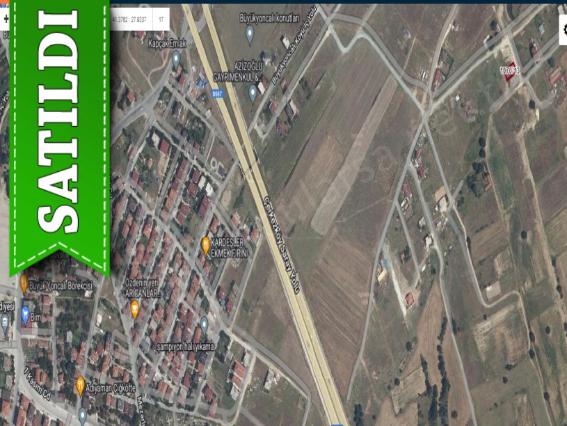 Tekirdağ Saray Büyükyoncalıda Satılık Arsa , 264 M2 Evlerin Yakını İmarlı