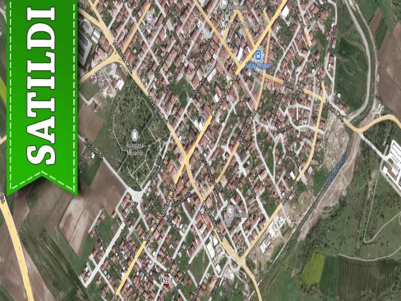 Tekirdağ Saray Ayaspaşada Satılık Arsa , 491 M2 4 Kat İmarlı Çevrili 