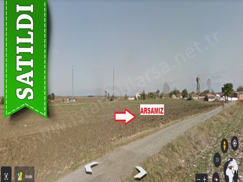 Tekirdağ Hayrabolu Kandamış Satılık Arsa , 1,295 m2 Köşe Başı Cadde Cephe