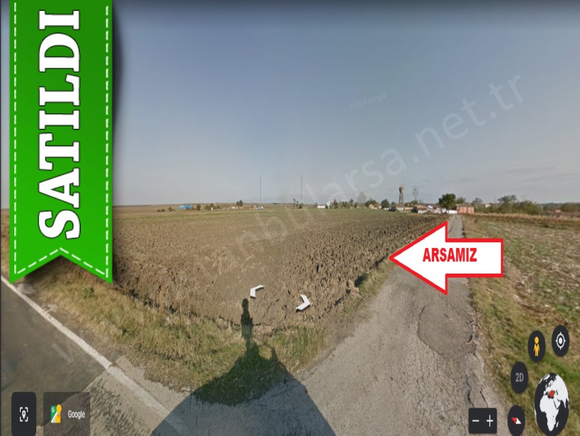 Tekirdağ Hayrabolu Kandamış Satılık Arsa , 1,295 m2 Köşe Başı Cadde Cephe