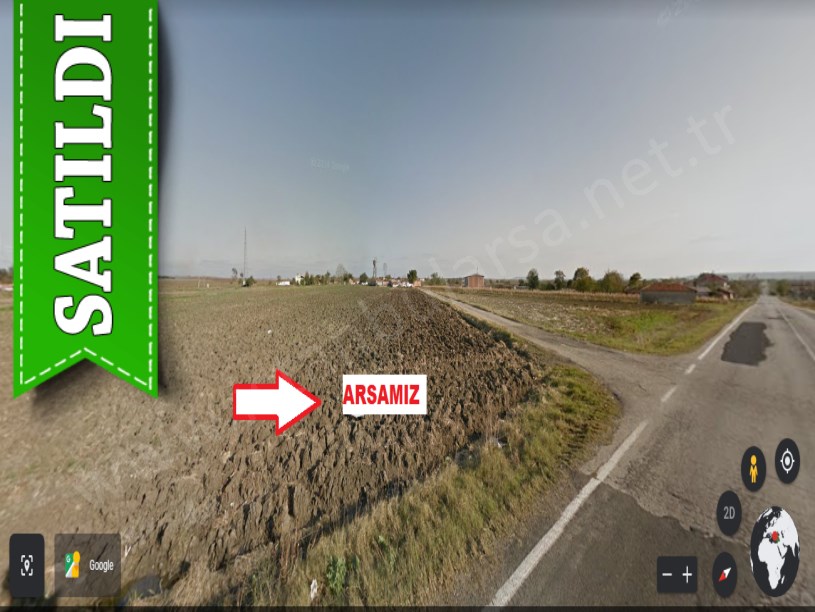 Tekirdağ Hayrabolu Kandamış Satılık Arsa , 1,295 m2 Köşe Başı Cadde Cephe
