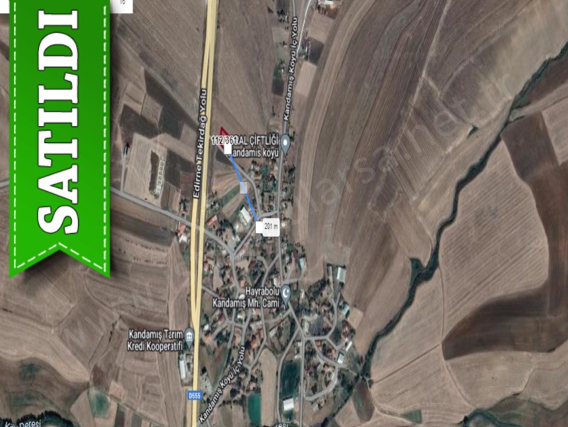 Tekirdağ Hayrabolu Kandamış Satılık Arsa , 1000 M2  Merkezde İmarlı Müstakil