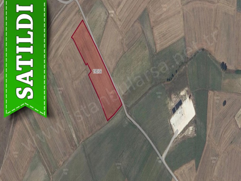 Tekirdağ Ergene Yulaflı Satılık Tarla , 18,800 m2 Asfalt Yola Cephe Müstakil