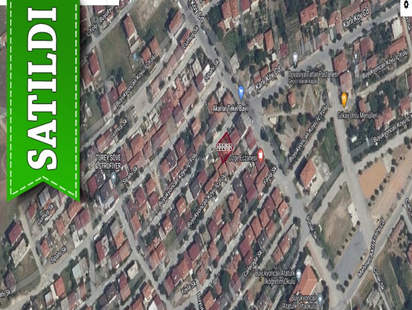 Tekirdağ Saray Büyükyoncalı Satılık Müstakil Ev , 298 m2 Merkezde Tek Katlı 