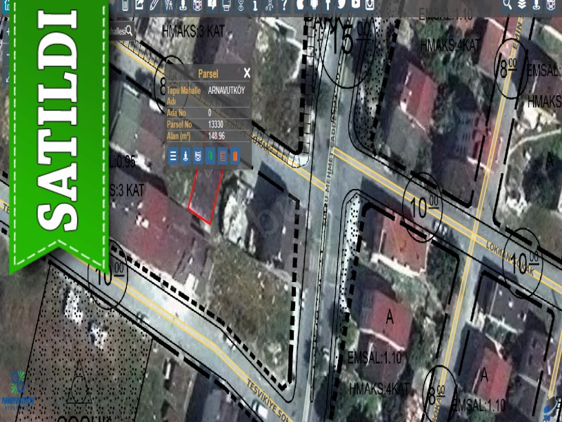  Arnavutköy NeneHatun Mah. Satılık Arsa , 149 M2 Müstakil İmarlı