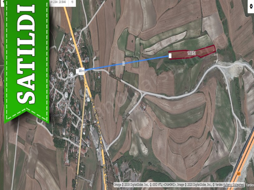 Arnavutköy Yassıörende Satılık Arsa , 224 m2 Hisseli Yolu Var