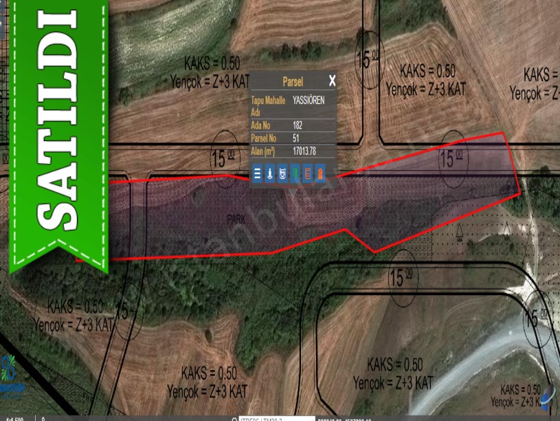 Arnavutköy Yassıörende Satılık Arsa , 224 m2 Hisseli Yolu Var