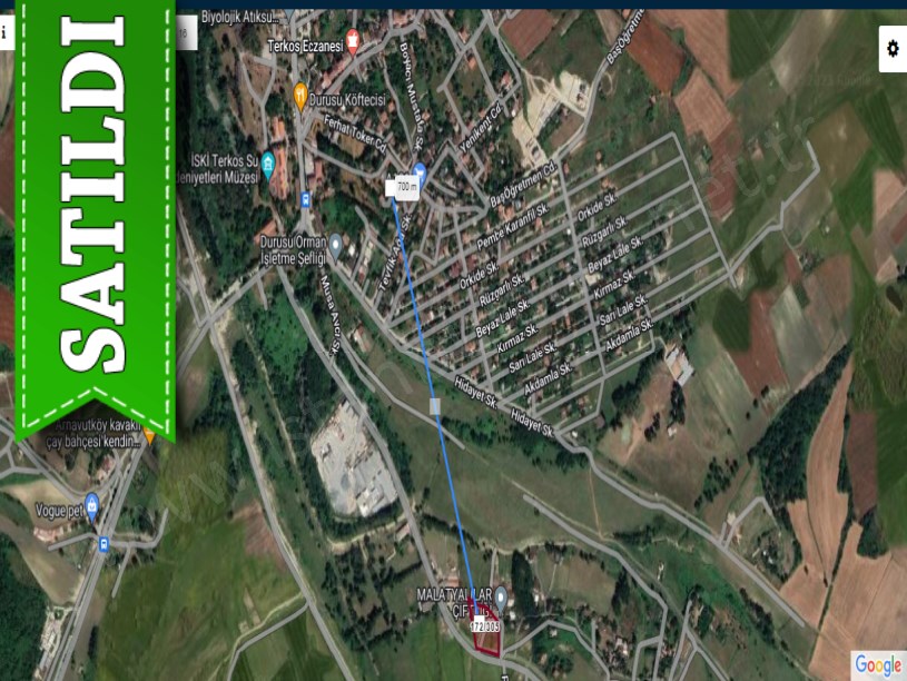 Arnavutköy Tayakadında Satılık Arsa , 300 M2 Cadde Cephe Hisseli 