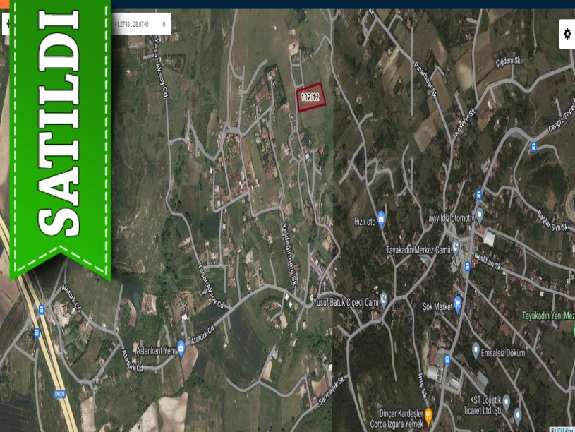 Arnavutköy Tayakadında Satılık Arsa , 173 m2 Merkezde Evlerin Yakını 