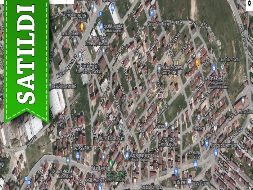 Arnavutköy Anadolu Mah, Satılık Arsa , 199 m2 Köşe Başı Müstakil 