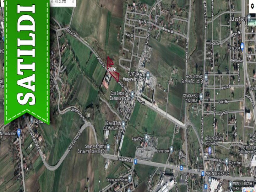 Arnavutköy Çilingirde Satılık Arsa , 430 M2 Yolu Var Araç Muayene İstasyonu Yakını 