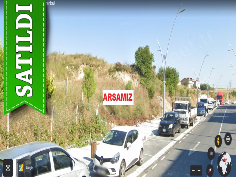 Arnavutköy Hadımköyde Satılık Arsa , 301 m2 Cadde Cephe Müstakil 