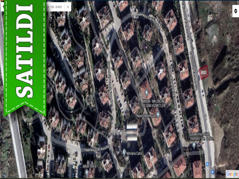 Arnavutköy Hadımköyde Satılık Arsa , 301 m2 Cadde Cephe Müstakil 