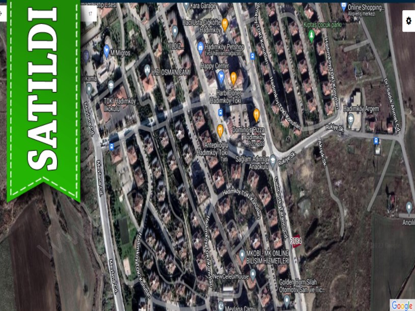 Arnavutköy Hadımköyde Satılık Arsa , 301 m2 Cadde Cephe Müstakil 