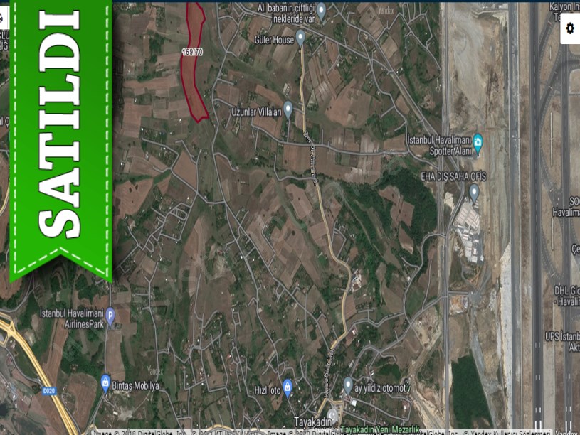 Arnavutköy Tayakadında Satılık Arsa , 1,217 M2 Hisseli 