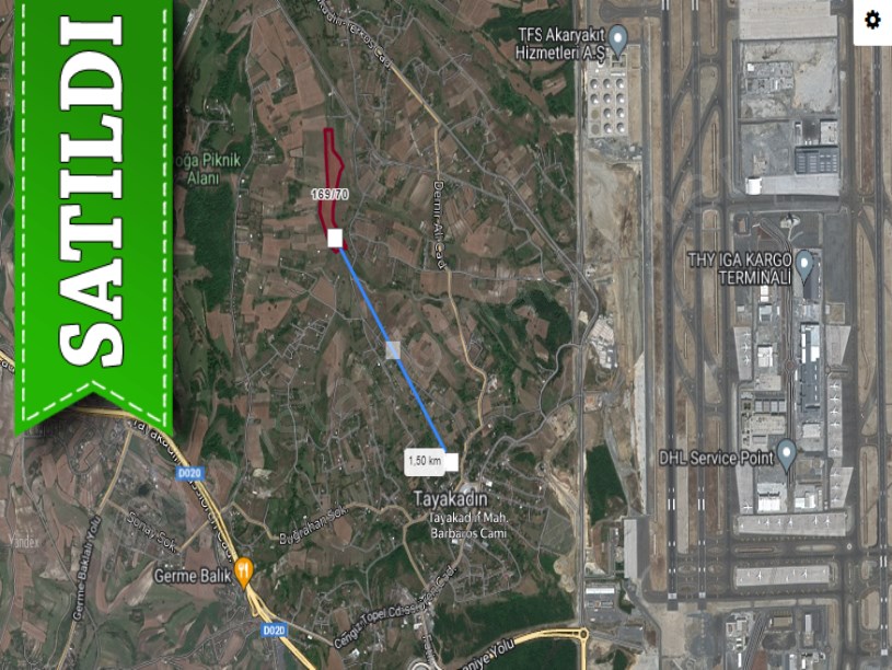 Arnavutköy Tayakadında Satılık Arsa , 1,217 M2 Hisseli 