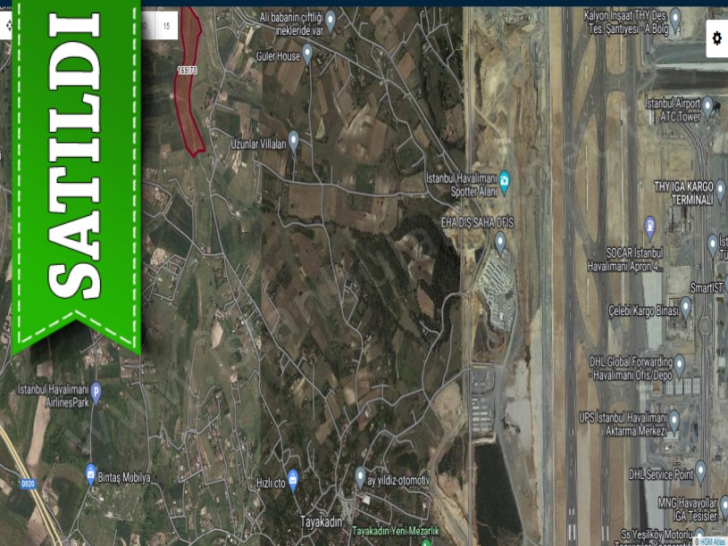 Arnavutköy Tayakadında Satılık Arsa , 1,217 M2 Hisseli 