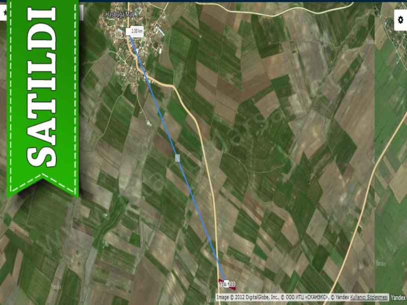 Kırklareli Vize Hasbuğa Köyünde  Satılık Tarla , 2,258 M2 Cadde Cephe Müstakil