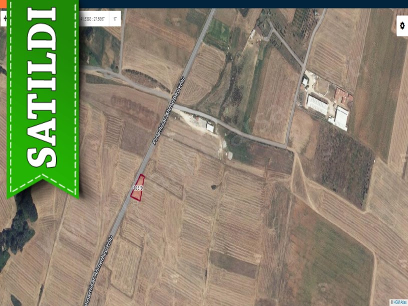 Kırklareli Pınarhisar Sütlüce,de Satılık Tarla , 904 M2 Cadde Cephe Müstakil