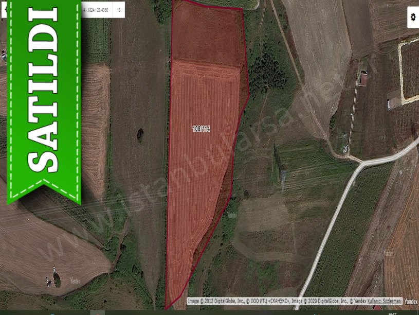 Çatalca Gökçealide Satılık Arsa , 5,275 M2 Çevrili Hisseli 