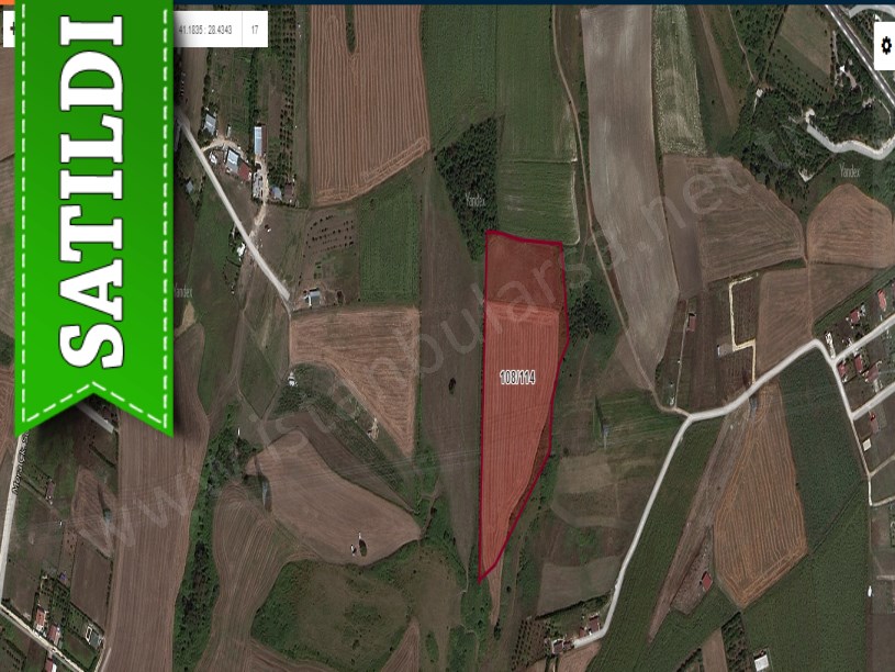 Çatalca Gökçealide Satılık Arsa , 5,275 M2 Çevrili Hisseli 