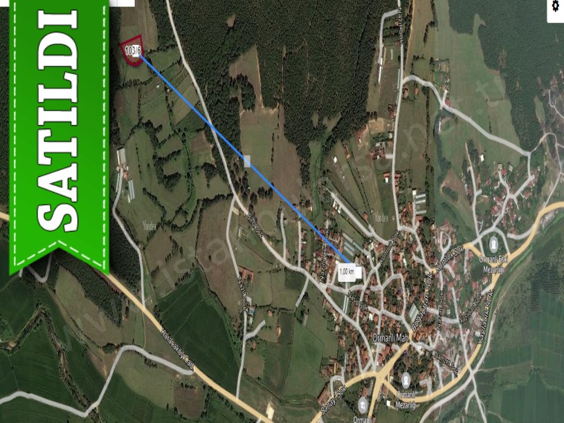 Çatalca Ormanlıda Satılık Tarla , 3,800 m2 Müstakil Asfalt Yola Yakın 