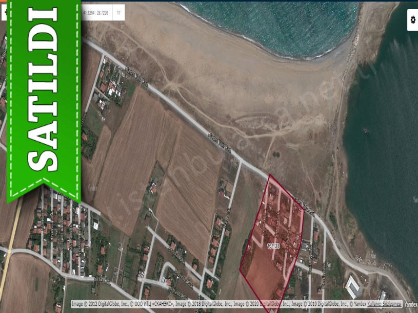 Arnavutköy Yeniköyde Satılık Arsa , 1,054 M2 Deniz Manzaralı Hisseli 