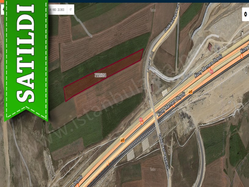 Silivri Kadıköyde Satılık Arsa , 314 m2 Çaplı Tepe Konumda