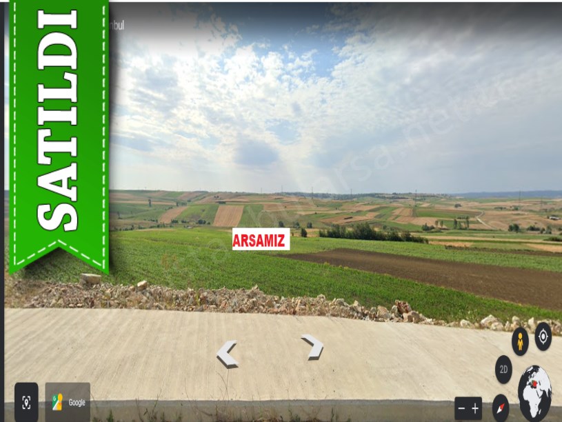 Silivri Kadıköyde Satılık Arsa , 314 m2 Çaplı Tepe Konumda