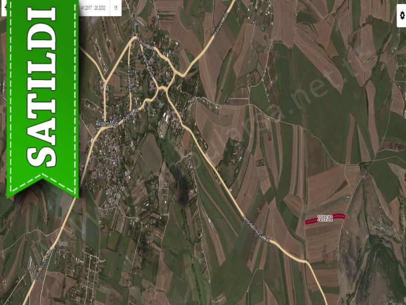 Silivri Akörende Satılık Arsa , 742 M2 Yolu Var Tepe Konumda 